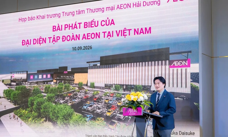 AEON Việt Nam tăng tốc mở rộng mạng lưới với TTTM quy mô vừa đầu tiên vùng Đồng bằng sông Hồng